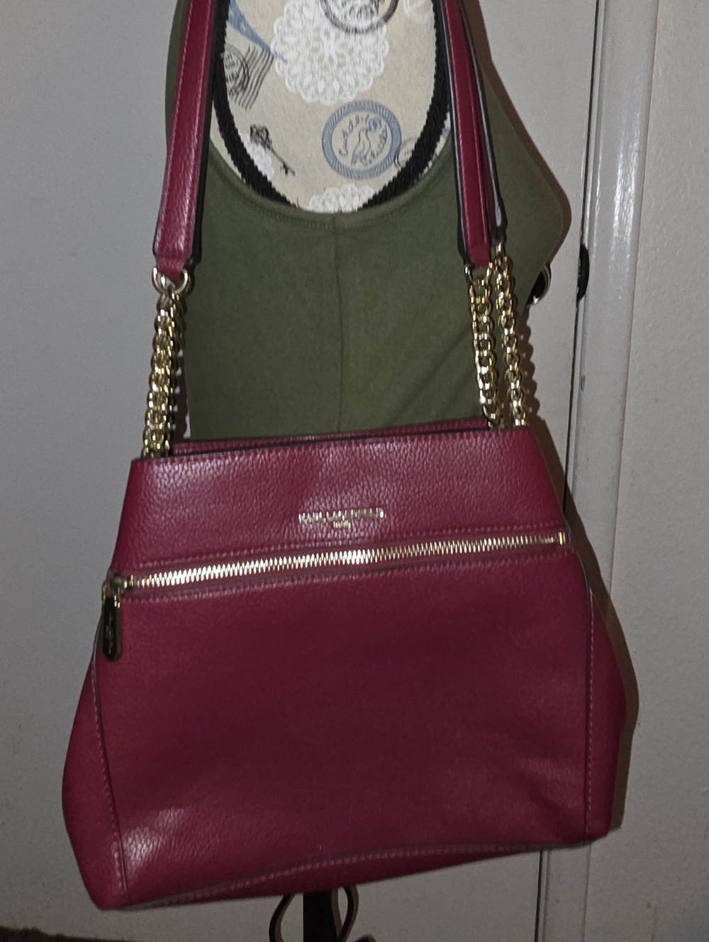 Karl Lagerfeld Paris Bag with Gold Chain Straps